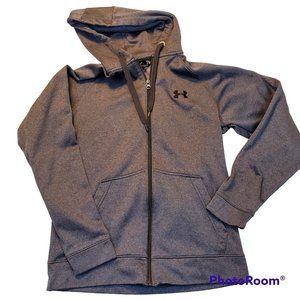 Under Armour Hoodie Mens Small Light Jacket Hooded Sweatshirt Adult Full Zip